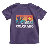 Funny Colorado Skiing Bigfoot Snow Mountain Winter Sport Toddler T Shirt - Wonder Print Shop