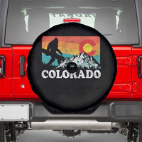 Funny Colorado Snowboarding Bigfoot Mountain Winter Sport Spare Tire Cover - Wonder Print Shop