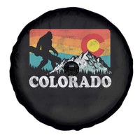Funny Colorado Snowboarding Bigfoot Mountain Winter Sport Spare Tire Cover - Wonder Print Shop