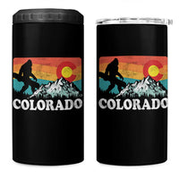 Funny Colorado Snowboarding Bigfoot Mountain Winter Sport 4 in 1 Can Cooler Tumbler - Wonder Print Shop