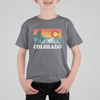 Funny Colorado Snowboarding Bigfoot Mountain Winter Sport T Shirt For Kid - Wonder Print Shop