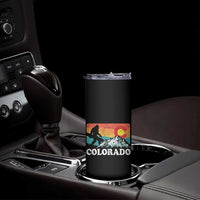 Funny Colorado Snowboarding Bigfoot Mountain Winter Sport Skinny Tumbler - Wonder Print Shop