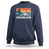 Funny Colorado Snowboarding Bigfoot Mountain Winter Sport Sweatshirt - Wonder Print Shop
