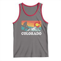Funny Colorado Snowboarding Bigfoot Mountain Winter Sport Tank Top - Wonder Print Shop