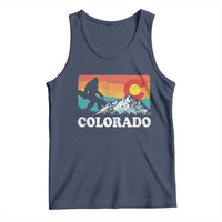 Funny Colorado Snowboarding Bigfoot Mountain Winter Sport Tank Top - Wonder Print Shop