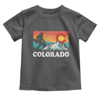 Funny Colorado Snowboarding Bigfoot Mountain Winter Sport Toddler T Shirt - Wonder Print Shop