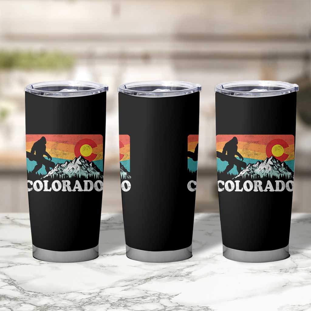 Funny Colorado Snowboarding Bigfoot Mountain Winter Sport Tumbler Cup - Wonder Print Shop