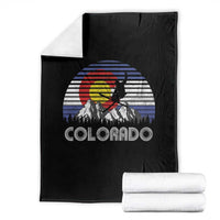 Ski Skiing Colorado Snow Mountain Winter Sport Throw Blanket - Wonder Print Shop