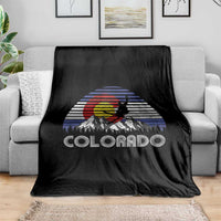 Ski Skiing Colorado Snow Mountain Winter Sport Throw Blanket - Wonder Print Shop