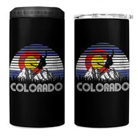 Ski Skiing Colorado Snow Mountain Winter Sport 4 in 1 Can Cooler Tumbler - Wonder Print Shop