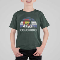 Ski Skiing Colorado Snow Mountain Winter Sport T Shirt For Kid - Wonder Print Shop