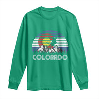 Ski Skiing Colorado Snow Mountain Winter Sport Long Sleeve Shirt - Wonder Print Shop