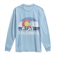 Ski Skiing Colorado Snow Mountain Winter Sport Long Sleeve Shirt - Wonder Print Shop