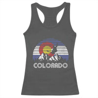 Ski Skiing Colorado Snow Mountain Winter Sport Racerback Tank Top - Wonder Print Shop