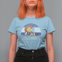 Ski Skiing Colorado Snow Mountain Winter Sport T Shirt For Women - Wonder Print Shop