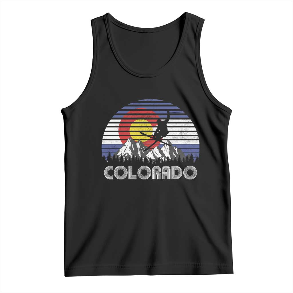 Ski Skiing Colorado Snow Mountain Winter Sport Tank Top - Wonder Print Shop
