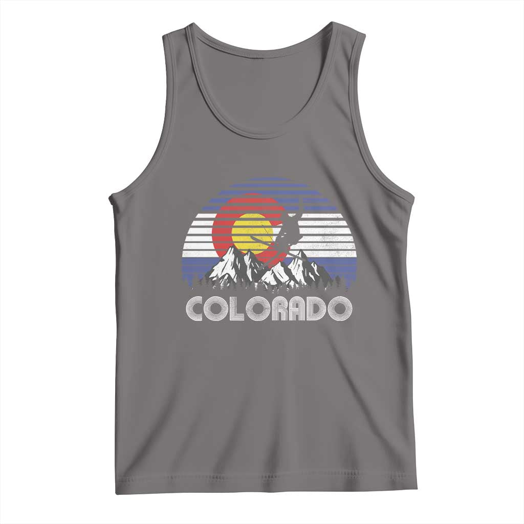 Ski Skiing Colorado Snow Mountain Winter Sport Tank Top - Wonder Print Shop