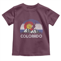 Ski Skiing Colorado Snow Mountain Winter Sport Toddler T Shirt - Wonder Print Shop