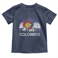 Ski Skiing Colorado Snow Mountain Winter Sport Toddler T Shirt - Wonder Print Shop