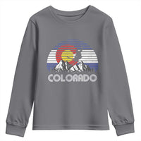 Ski Skiing Colorado Snow Mountain Winter Sport Youth Sweatshirt - Wonder Print Shop