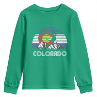 Ski Skiing Colorado Snow Mountain Winter Sport Youth Sweatshirt - Wonder Print Shop