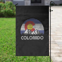 Colorado Flag Mountain 70s Retro Patriotic Colorado State Day Garden Flag - Wonder Print Shop