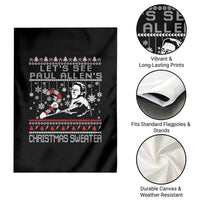 Funny Christmas Psycho Garden Flag Lets See Paul Allens Christmas Sweater Serrial Killer Movie - Wonder Print Shop