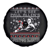 Funny Christmas Psycho Spare Tire Cover Lets See Paul Allens Christmas Sweater Serrial Killer Movie - Wonder Print Shop