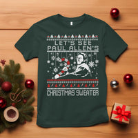 Funny Christmas Psycho T Shirt Lets See Paul Allens Christmas Sweater Serrial Killer Movie - Wonder Print Shop