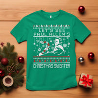 Funny Christmas Psycho T Shirt Lets See Paul Allens Christmas Sweater Serrial Killer Movie - Wonder Print Shop