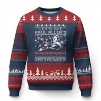 Funny Xmas Psycho Ugly Christmas Sweater Lets See Paul Allens Xmas Sweater Serrial Killer Movie - Wonder Print Shop