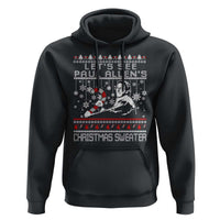 Funny Christmas Psycho Hoodie Lets See Paul Allens Christmas Sweater Serrial Killer Movie - Wonder Print Shop