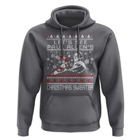 Funny Christmas Psycho Hoodie Lets See Paul Allens Christmas Sweater Serrial Killer Movie - Wonder Print Shop