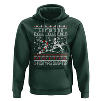 Funny Christmas Psycho Hoodie Lets See Paul Allens Christmas Sweater Serrial Killer Movie - Wonder Print Shop