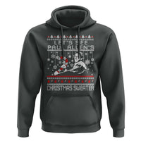 Funny Christmas Psycho Hoodie Lets See Paul Allens Christmas Sweater Serrial Killer Movie - Wonder Print Shop