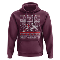 Funny Christmas Psycho Hoodie Lets See Paul Allens Christmas Sweater Serrial Killer Movie - Wonder Print Shop