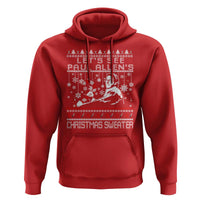 Funny Christmas Psycho Hoodie Lets See Paul Allens Christmas Sweater Serrial Killer Movie - Wonder Print Shop