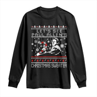 Funny Christmas Psycho Long Sleeve Shirt Lets See Paul Allens Christmas Sweater Serrial Killer Movie - Wonder Print Shop