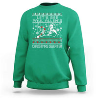 Funny Christmas Psycho Sweatshirt Lets See Paul Allens Christmas Sweater Serrial Killer Movie - Wonder Print Shop