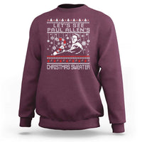 Funny Christmas Psycho Sweatshirt Lets See Paul Allens Christmas Sweater Serrial Killer Movie - Wonder Print Shop