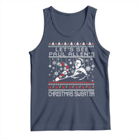 Funny Christmas Psycho Tank Top Lets See Paul Allens Christmas Sweater Serrial Killer Movie - Wonder Print Shop