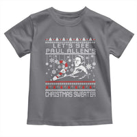 Funny Christmas Psycho Toddler T Shirt Lets See Paul Allens Christmas Sweater Serrial Killer Movie - Wonder Print Shop