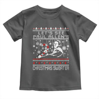 Funny Christmas Psycho Toddler T Shirt Lets See Paul Allens Christmas Sweater Serrial Killer Movie - Wonder Print Shop