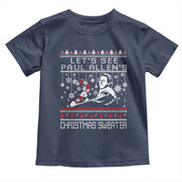 Funny Christmas Psycho Toddler T Shirt Lets See Paul Allens Christmas Sweater Serrial Killer Movie - Wonder Print Shop