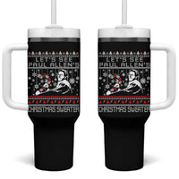 Funny Christmas Psycho Tumbler With Handle Lets See Paul Allens Christmas Sweater Serrial Killer Movie - Wonder Print Shop