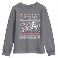 Funny Christmas Psycho Youth Sweatshirt Lets See Paul Allens Christmas Sweater Serrial Killer Movie - Wonder Print Shop