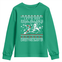Funny Christmas Psycho Youth Sweatshirt Lets See Paul Allens Christmas Sweater Serrial Killer Movie - Wonder Print Shop