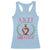 Funny Anti Valentine Girl Club Racerback Tank Top Love Potion Skull