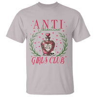 Funny Anti Valentine Girl Club T Shirt Love Potion Skull