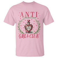Funny Anti Valentine Girl Club T Shirt Love Potion Skull